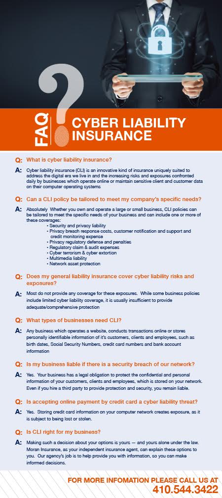 moran cyber liability insurance FAQ