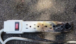 do not plug space heaters into power strips