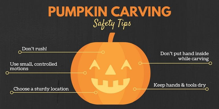 pumpkin carving safety tips Halloween 2021 from moran insurance