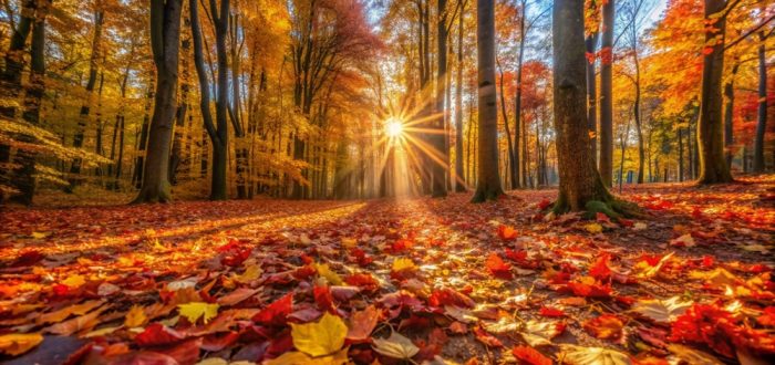 autumn forest floor