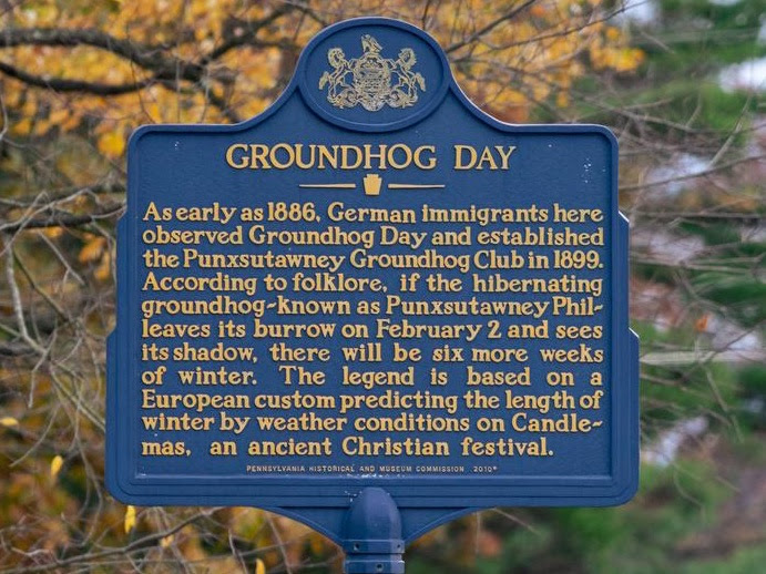 ground hog day sign